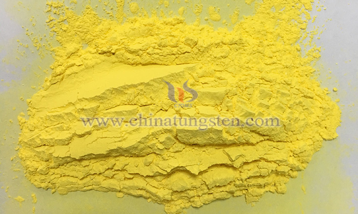 Yellow tungsten oxide picture
